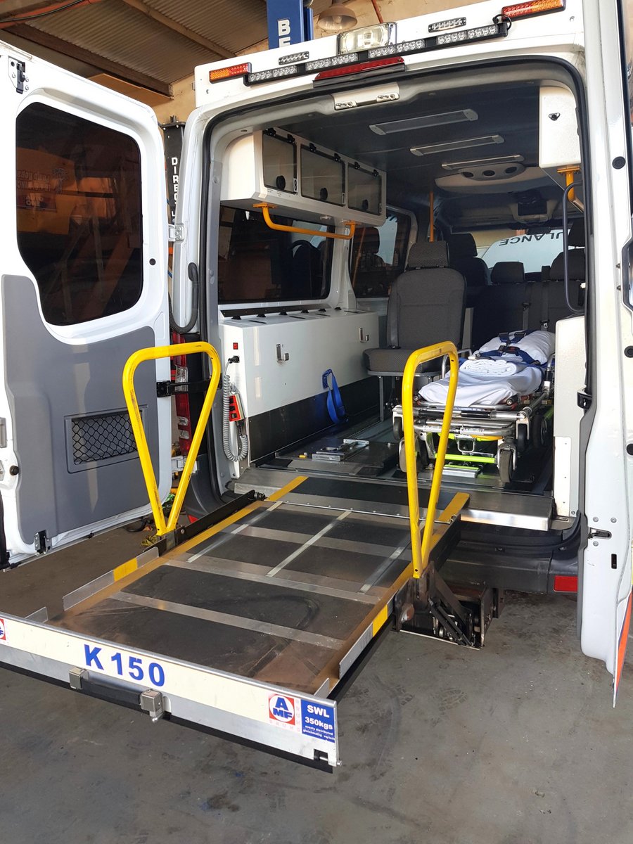 Ambulance Hire Lease Australia Matrix Mercedes Sprinter Wheel Chair Lift